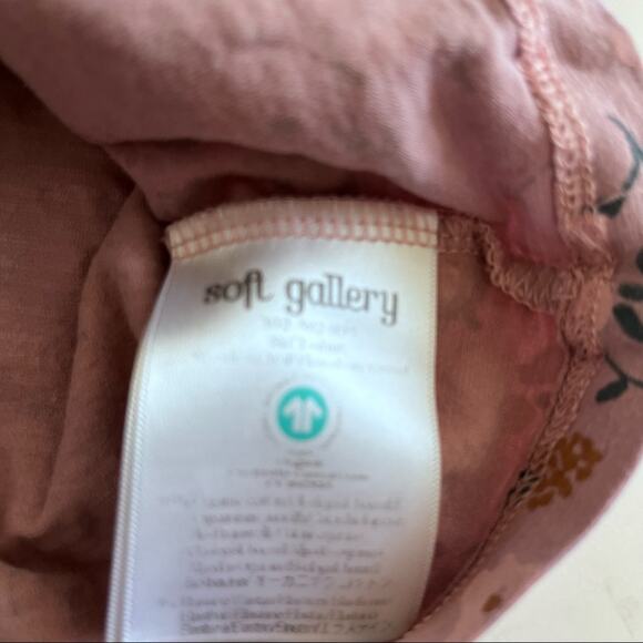 Soft Gallery girls floral ruffled organic cotton T-shirt size 24 months - Picture 5 of 6